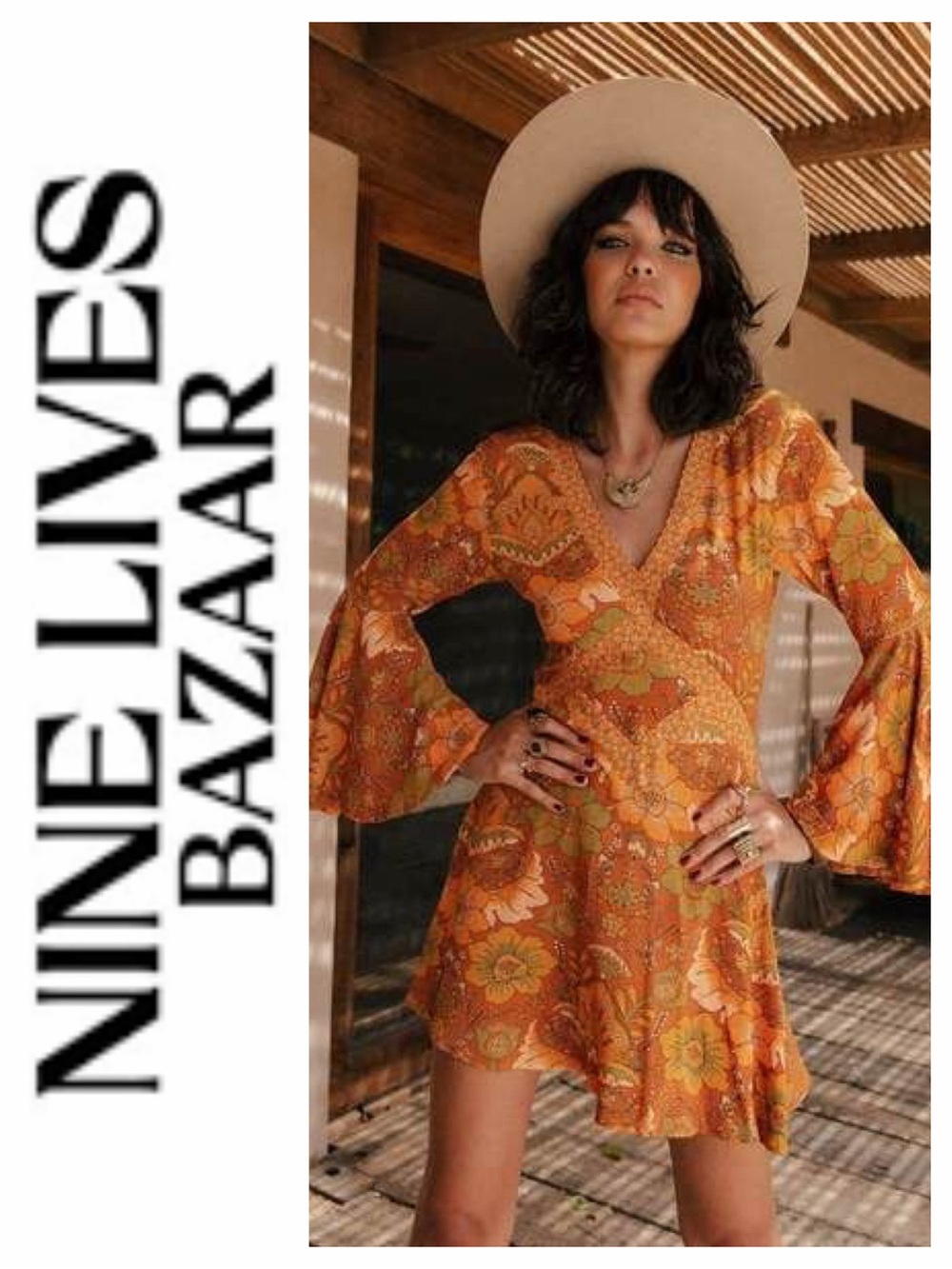 Nine lives Bazaar Sahara Mini Dress Size Small 4/6